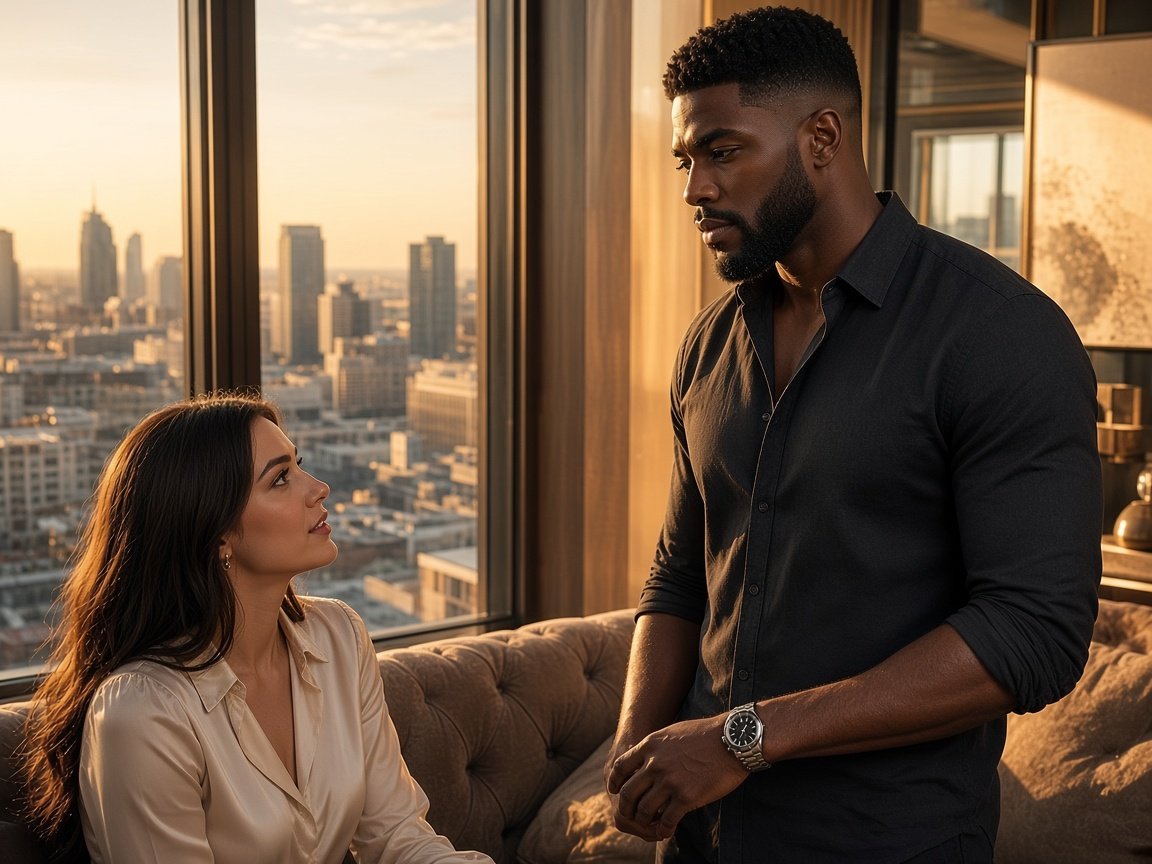 hotel suite with Natalie; first meeting heat