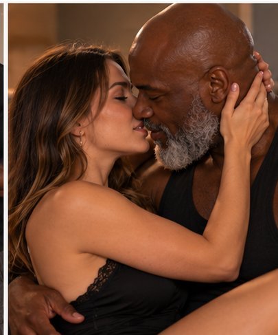 Jessica and Cedric share a kiss